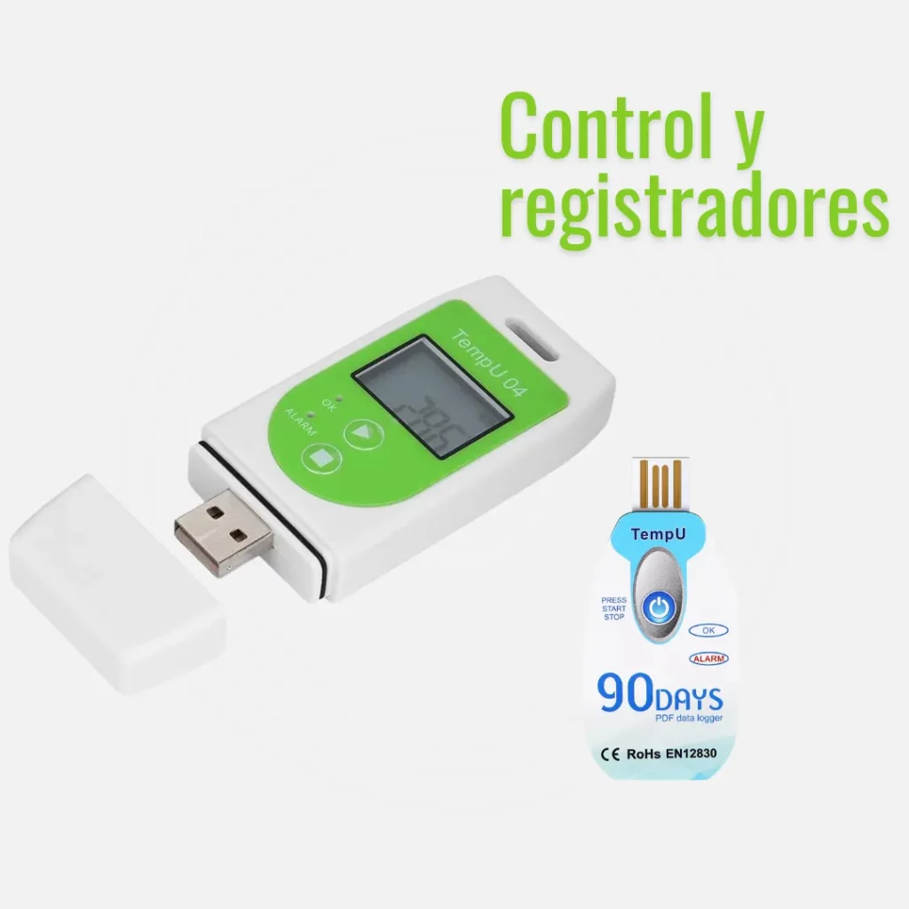 Más información sobre control y registradores